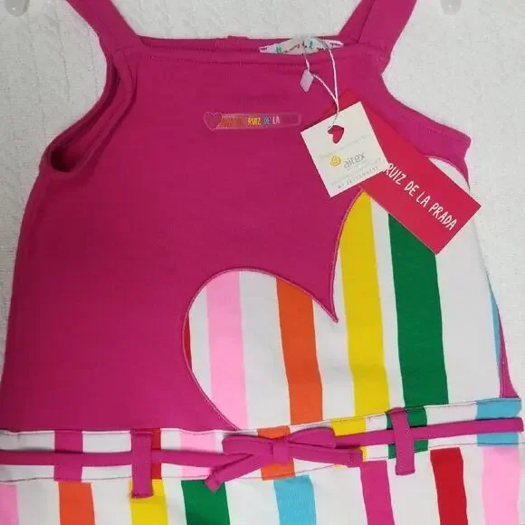 NWT Prada Colorful Sun Dress | girls 3T - Picture 4 of 6